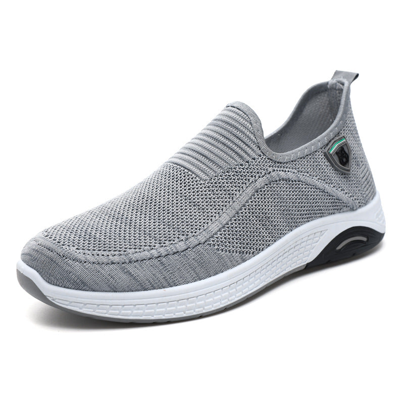 Damen Bequeme Slip-On Sneakers mit atmungsaktiver Mesh-Oberfläche und flexibler Sohle R&B