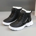 Damen Winterliche High-Top Sneakers mit Fleece-Futter und rutschfester Sohle R&B