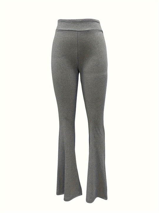 Damen flared Leggings mit hohem Bund und bequemer Passform R&B