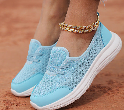 Damen Atmungsaktive Freizeit-Sneaker mit elastischem Obermaterial R&B