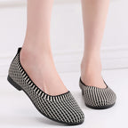 Damen Bequeme Ballerinas mit elastischer Sohle