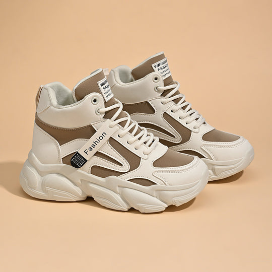 Damen Sportliche High-Top Sneakers mit innovativem Sohlenprofil und atmungsaktivem Obermaterial R&B
