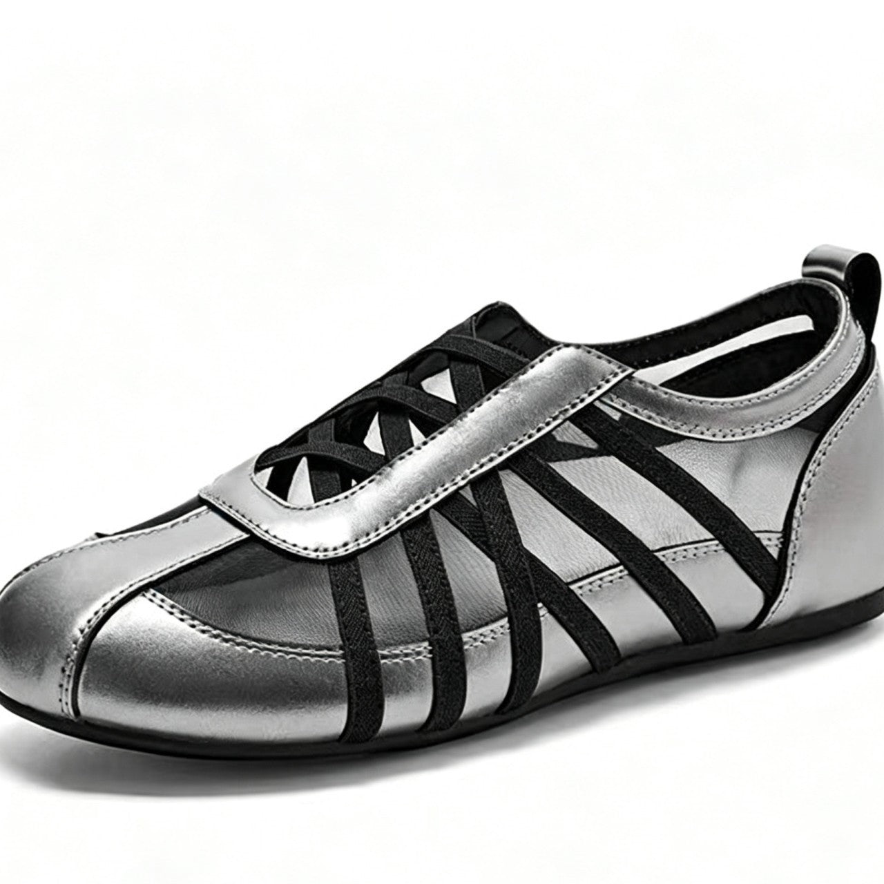 Damen Slip-On Ballerinas mit flexiblem Riemchendesign R&B