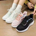 Damen Atmungsaktive Freizeit Sneakers mit stoßdämpfendem Obermaterial R&B