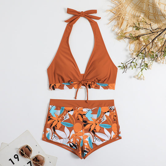 Damen Sportliches Bikiniset mit floralem Design R&B