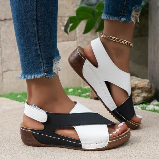 Damen Komfort-Sandalen mit elegantem Verstellriemen R&B
