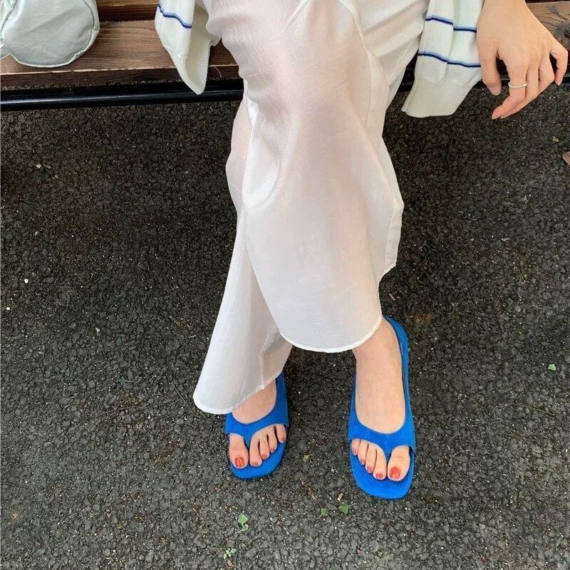 Damen Komfortable Zehentrenner-Sandalen mit weichem Obermaterial und modischem Design R&B