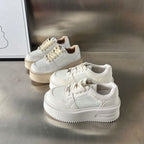 Damen Sneakers mit dickem Plateau und atmungsaktiver Obermaterialstruktur R&B