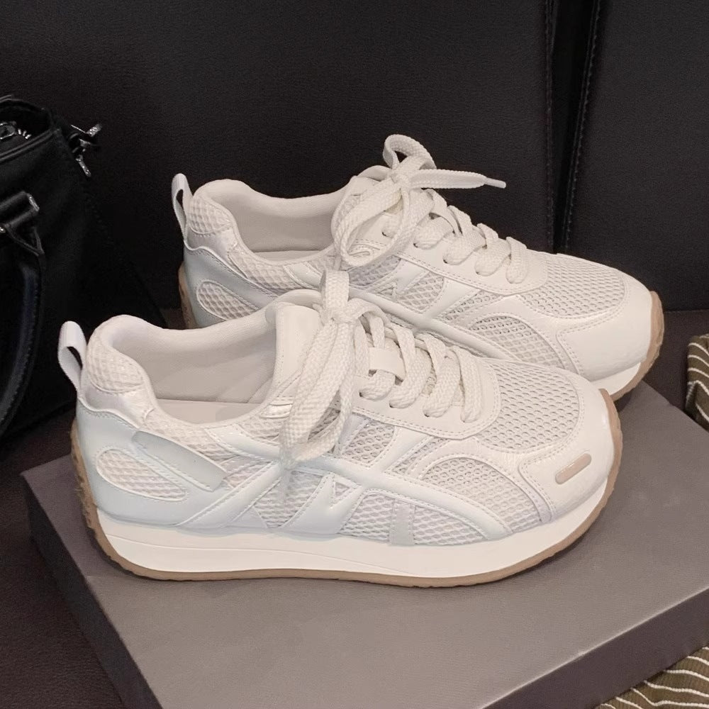 Damen Sportliche Sneaker mit atmungsaktiver Mesh-Oberfläche und stabilisierender Sohle R&B