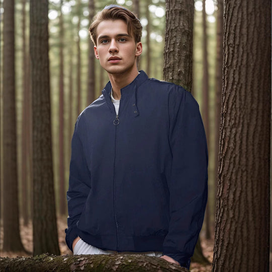 Herren lässige und winddichte Freizeitjacke R&B