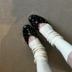 Damen Ballerinas mit modischem Schleifendesign und dekorativem Perlenbesatz R&B