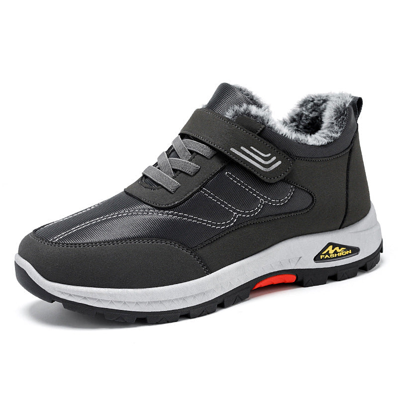 Damen Sportliche Winter-Sneaker mit Warmfutter und Klettverschluss R&B
