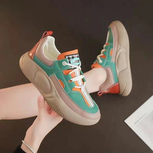 Damen Sportliche Sneakers mit multidimensionalem Profil und atmungsaktiver Oberflächentechnologie R&B