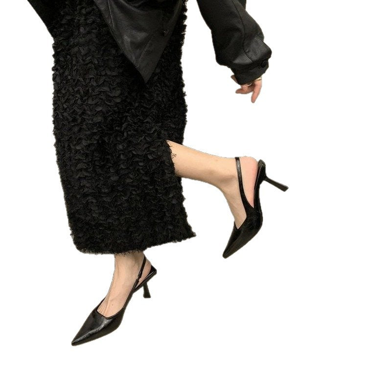 Damen Sling-Pumps mit Leopardenmuster R&B