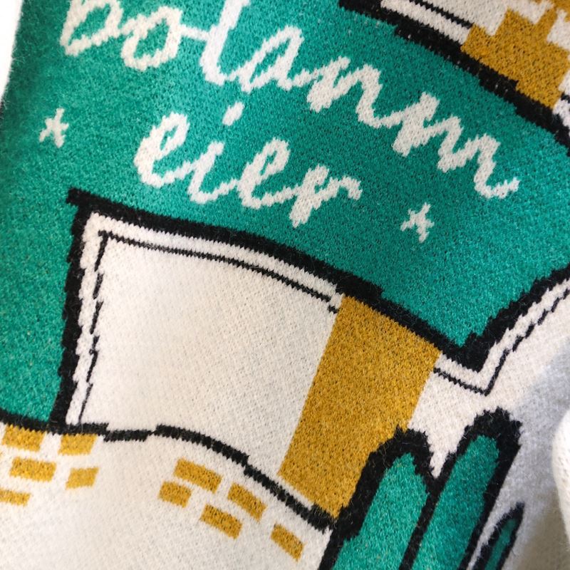 Damen lässiger Strickjacke mit Kapuze R&B