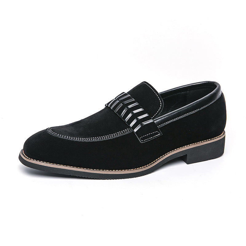 Damen elegante Mokassins mit modischem Riemen R&B