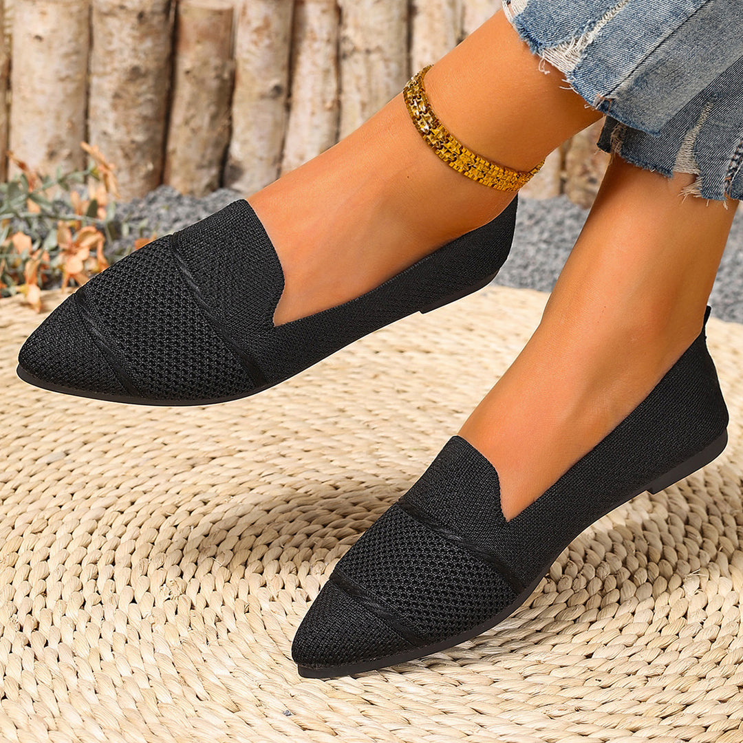 Damen Modische Halbschuhe mit atmungsaktiver Webstruktur und flexiblem Fußbett R&B