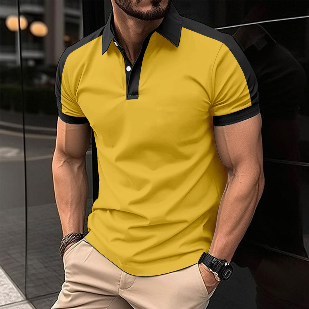 R&B | Großes Twill-Poloshirt