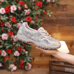 Damen Sportliche Freizeit-Sneaker mit atmungsaktivem Mesh-Obermaterial und rutschfester Sohle R&B