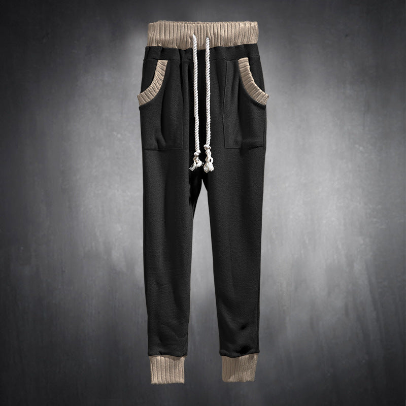 Herren Sportliche Jogginghose mit bequemen seitlichen Eingrifftaschen und elastischem Bund R&B