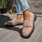 Damen bequeme Mokassins mit modischem Design R&B