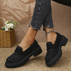 Damen Mokassins mit strukturiertem Obermaterial und stylischer Sohle R&B