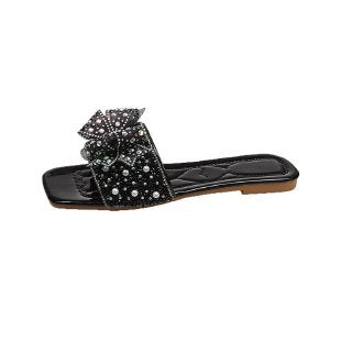 Damen Glamouröse Riemchen-Sandalen mit funkelnden Schmuckdetails R&B