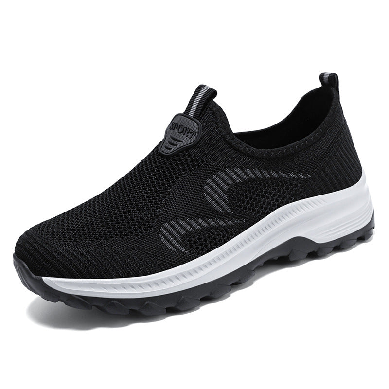 Damen Bequeme Slip-On Sportschuhe mit atmungsaktivem Mesh-Obermaterial R&B