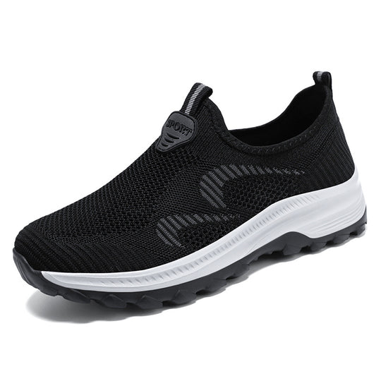 Damen Bequeme Slip-On Sportschuhe mit atmungsaktivem Mesh-Obermaterial R&B