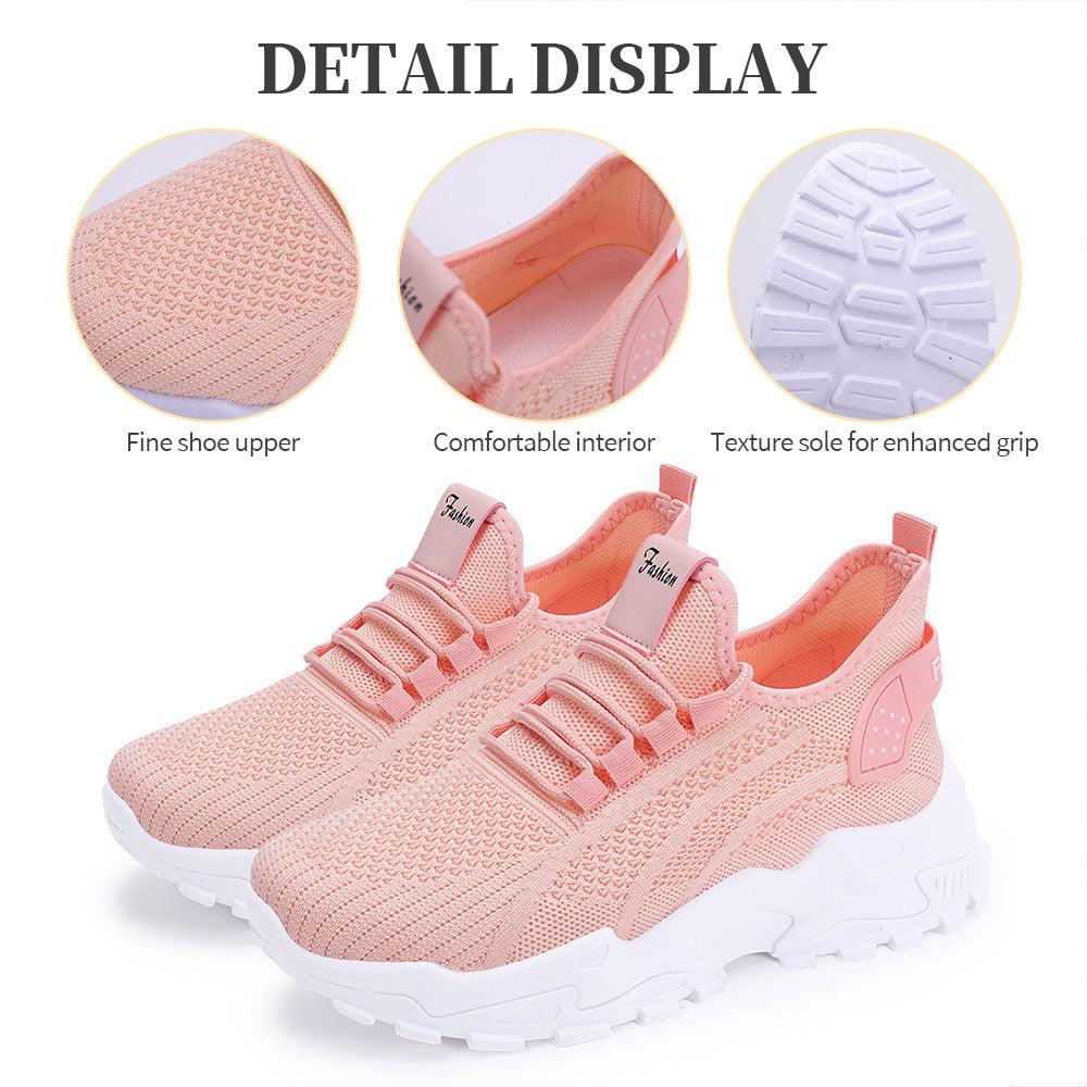 Damen Athletische Sneakers mit atmungsaktivem Obermaterial und rutschfester Sohle R&B