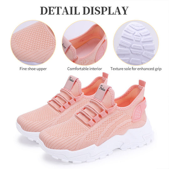 Damen Athletische Sneakers mit atmungsaktivem Obermaterial und rutschfester Sohle R&B