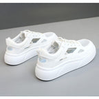 Damen Sportliche Sneakers mit atmungsaktiver Mesh-Oberfläche und innovativem Sohlenprofil