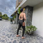 Damen Körperbetonter Jumpsuit mit Bügel-Bustier R&B