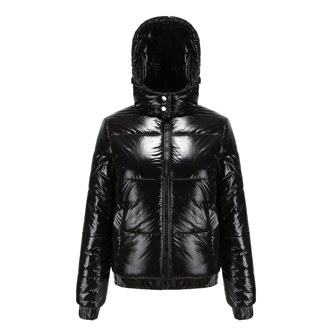 Glänzende Wasserabweisende Thermo Komfort Winterjacke Damen | R&B