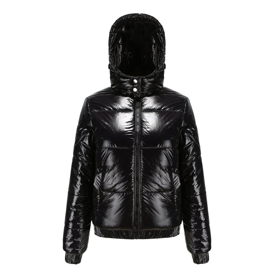 Glänzende Wasserabweisende Thermo Komfort Winterjacke Damen | R&B