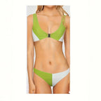 Damen Bikinis mit tiefem V-Ausschnitt und schmalen Trägern R&B