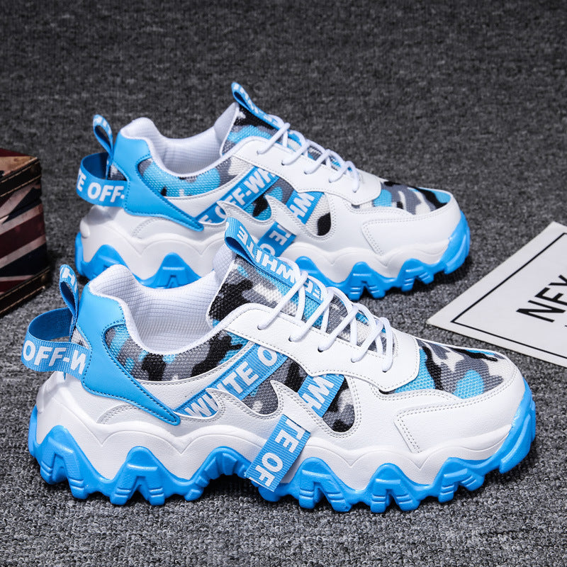 Damen Sportliche Chunky Sneakers mit strapazierfähigem Obermaterial und rutschfester Sohle