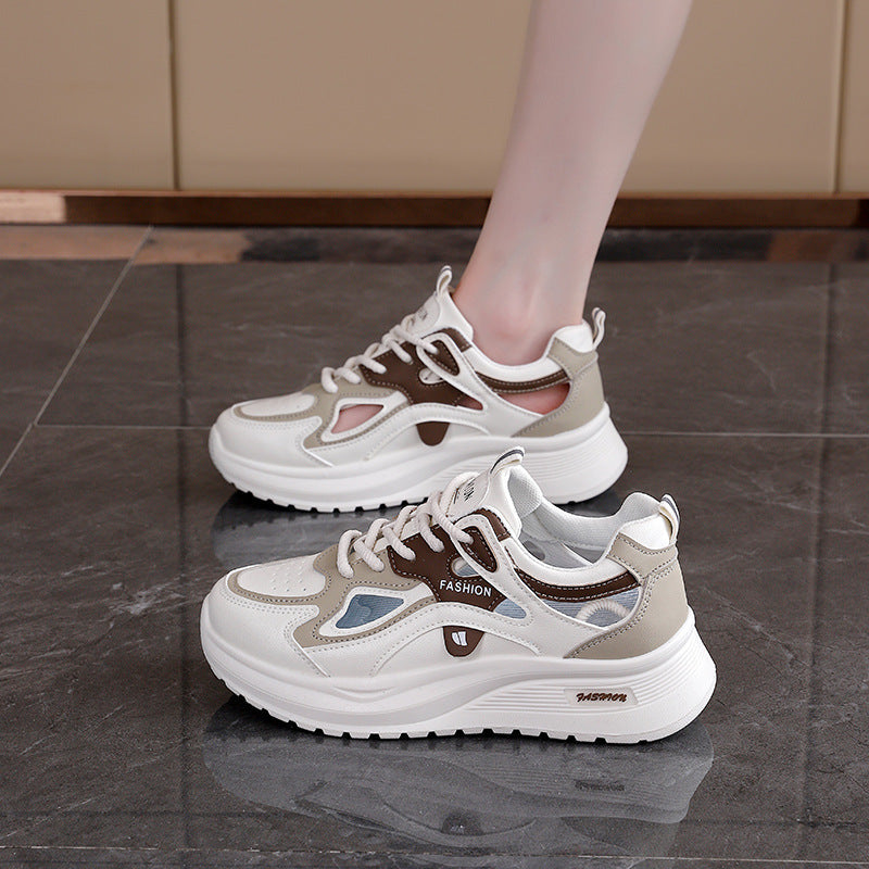 Damen Sportliche Sneakers mit atmungsaktiver Mesh-Oberfläche und modischem Design R&B