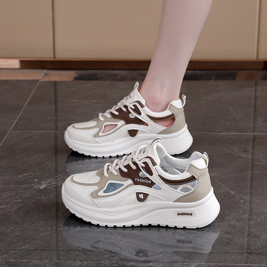 Damen Sportliche Sneakers mit atmungsaktiver Mesh-Oberfläche und modischem Design R&B