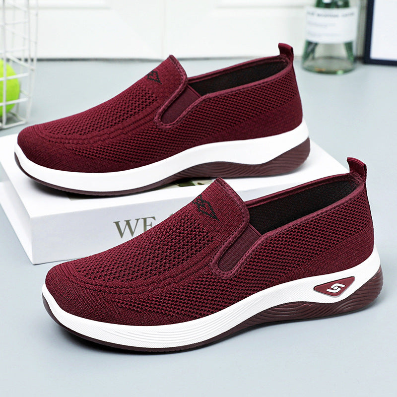 Damen Stretchige Slip-On Sportschuhe mit atmungsaktivem Obermaterial R&B