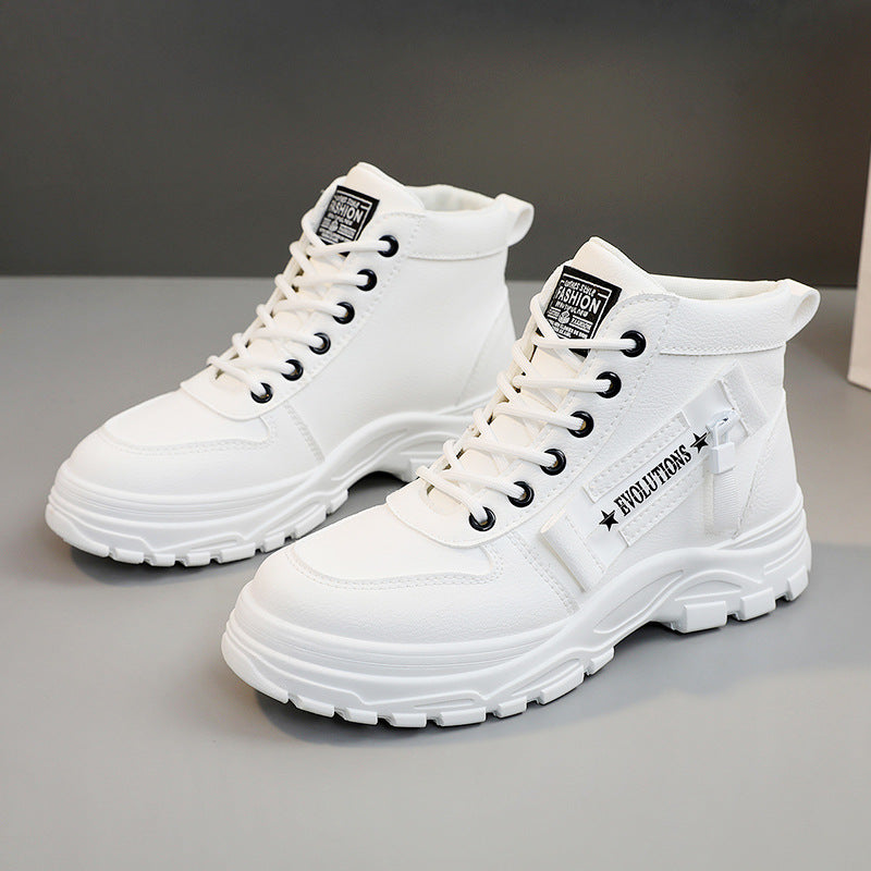 Damen modische High-Top Sneakers mit strapazierfähigem Obermaterial und optimaler Dämpfung R&B