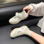 Damen Bequeme Sneaker mit elastischem Riemen und rutschfester Sohle R&B