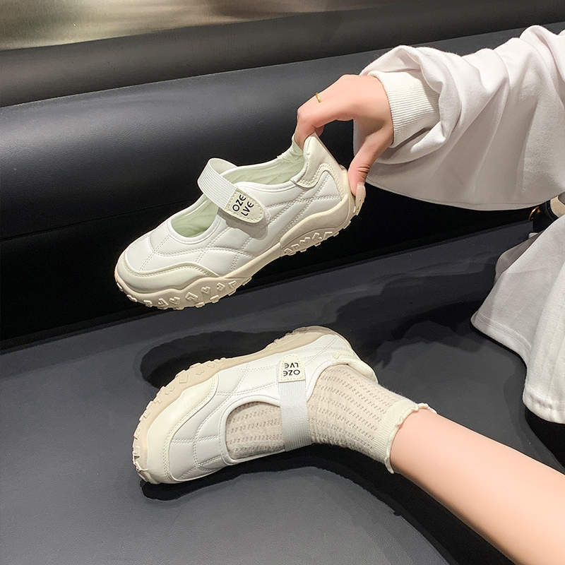 Damen Bequeme Sneaker mit elastischem Riemen und rutschfester Sohle R&B