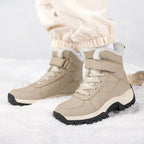 Damen Winterboots mit warmem Kunstfellfutter und rutschfester Sohle R&B