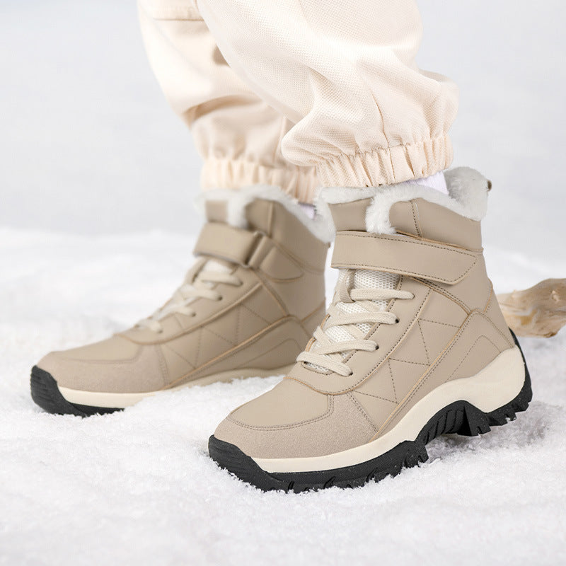 Damen Winterboots mit warmem Kunstfellfutter und rutschfester Sohle R&B