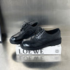 Damen elegante Brogues mit feinem Leder und klassischem Lochdesign R&B