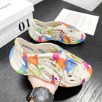 Damen Atmungsaktive Freizeitschuhe mit farbenfrohem Design und rutschfester Sohle