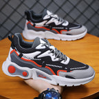 Damen Sportliche Chunky Sneakers mit atmungsaktiver Oberflächenstruktur R&B