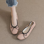Damen Ballerinas mit elegantem Schleifenakzent und hochwertigem Obermaterial