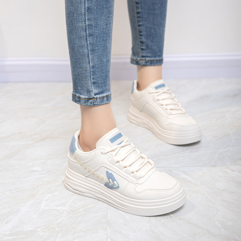 Damen Sportliche Plateau-Sneaker mit eleganten Details und atmungsaktivem Obermaterial R&B